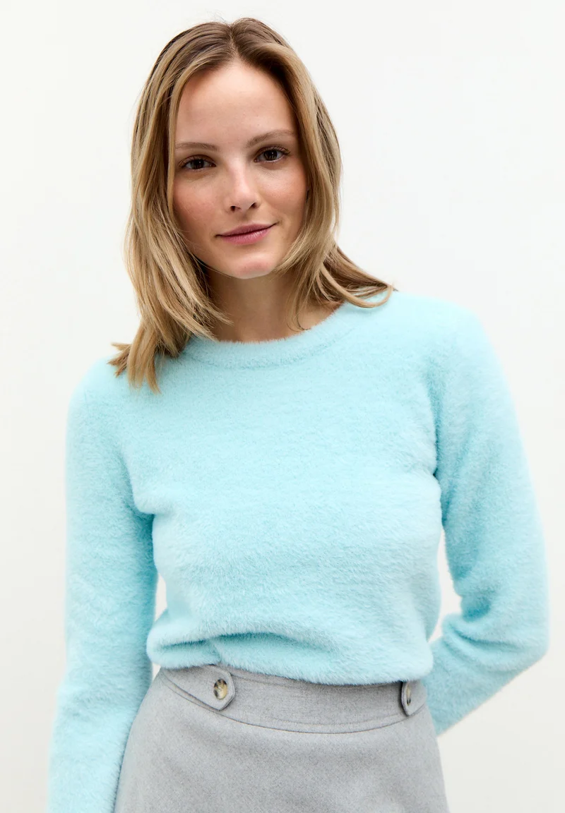 Flauschiger Pullover
