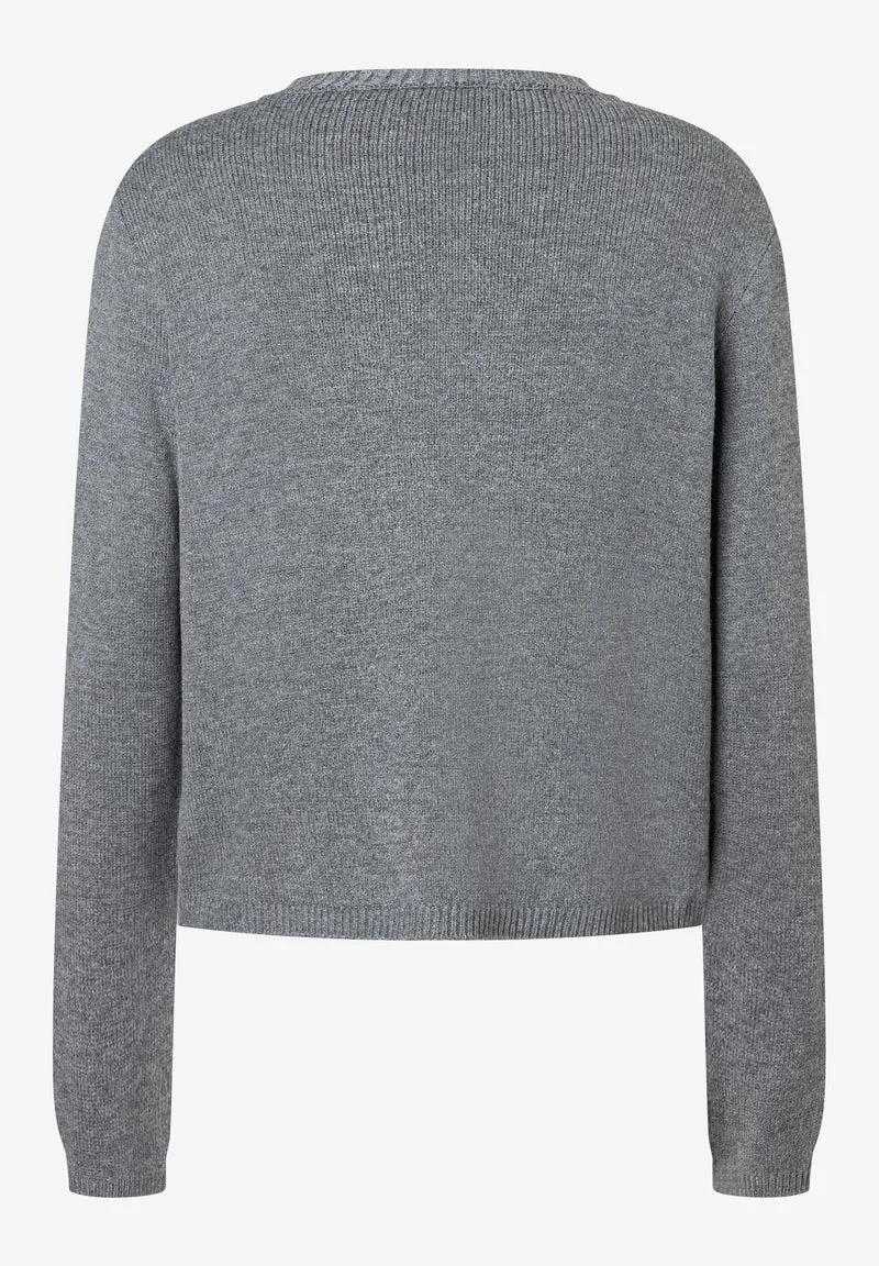 dekorative Strickjacke