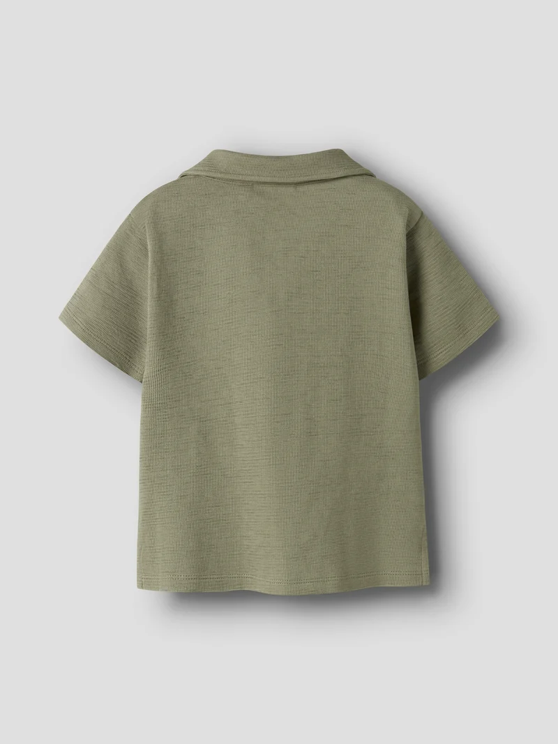 NMMFALK SS LOOSE POLO TOP LIL