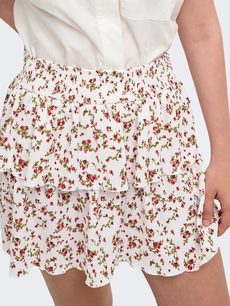 ONLMOLLY SHORT AOP SKIRT JRS