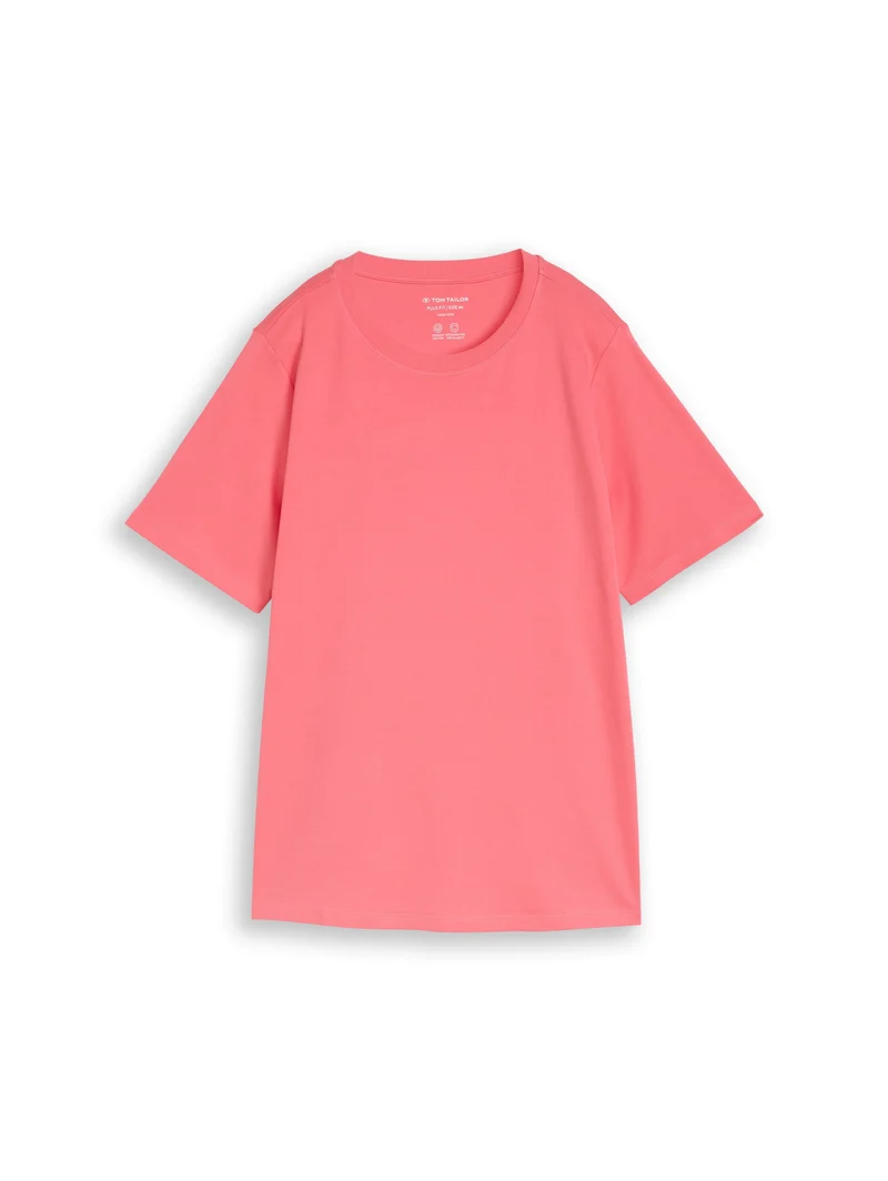Plus Size - Basic T-Shirt aus Baumwolle