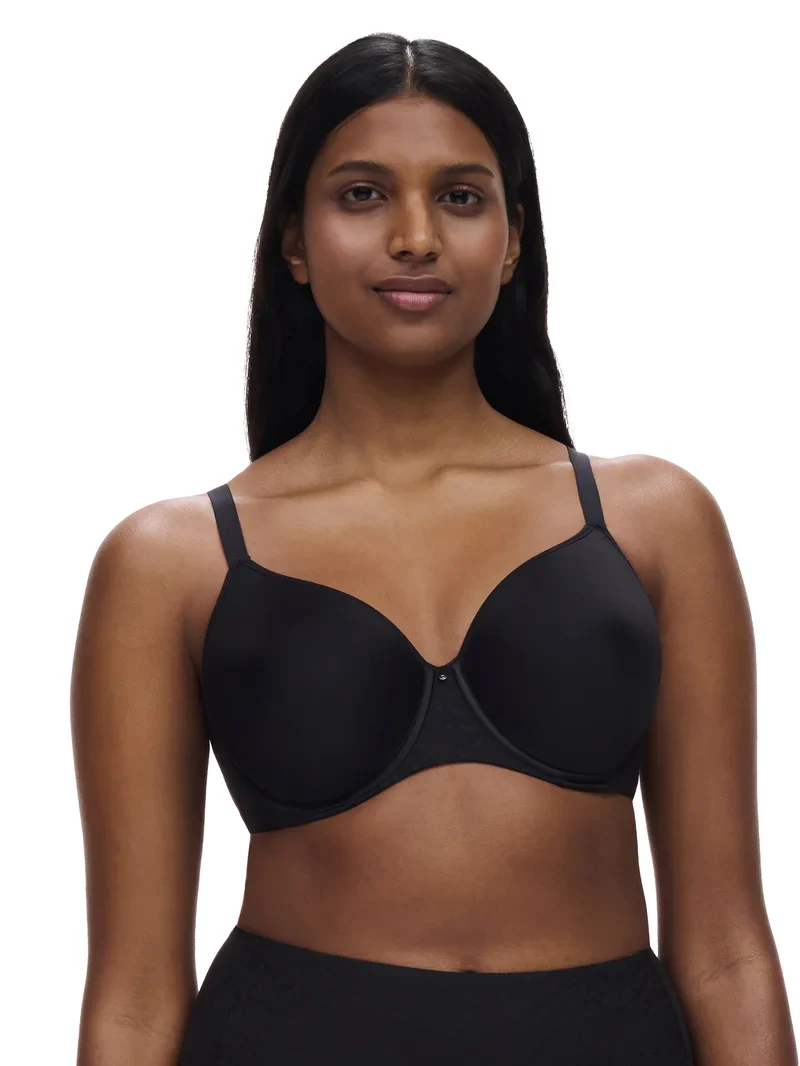 Chantelle – Comfort Chic, sehr bedeckender Memory-BH, Schwarz