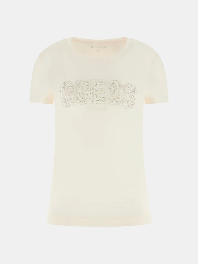 CN SS LOGO LACE TEE