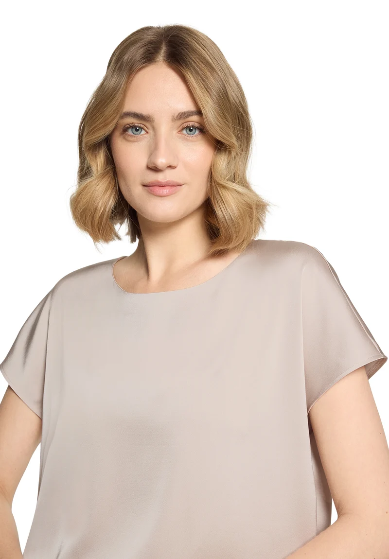 Satin-Bluse