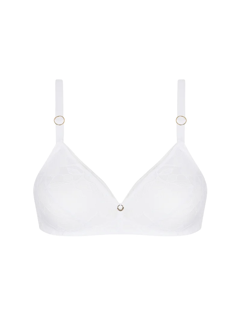 Antigel von Lise Charmel – Dentelle Rebelle Wireless Bra Blanc