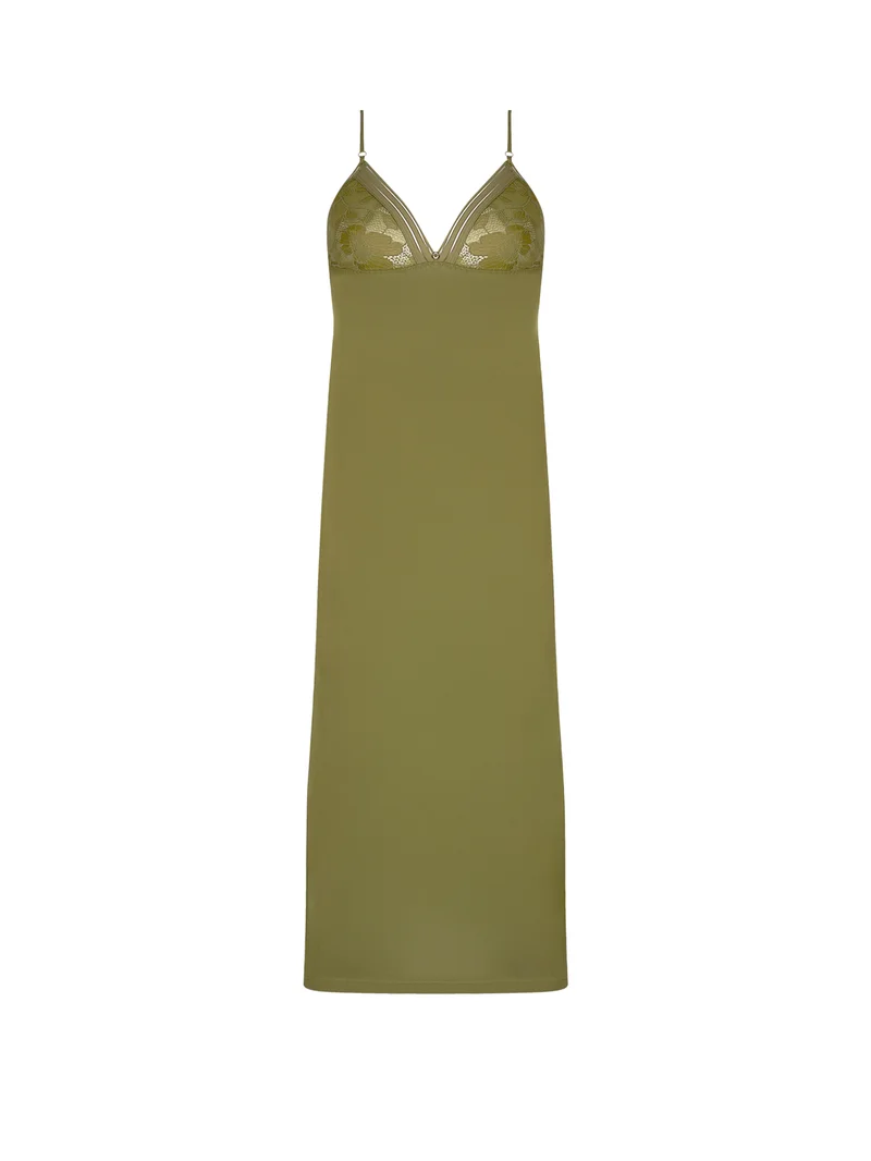 Antigel von Lise Charmel – Dentelle Rebelle Long Nighty Vert Mousse