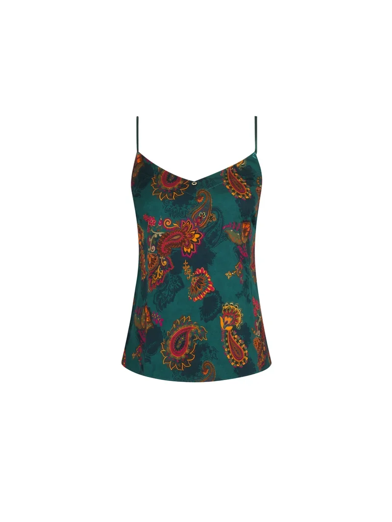 Antigel von Lise Charmel - Meditation Cachemir Camisole Vert Evasion