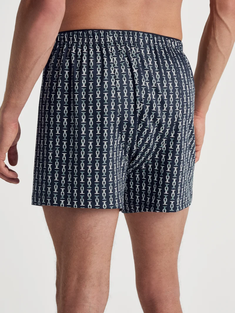 HERREN Boxer Short, blue lily