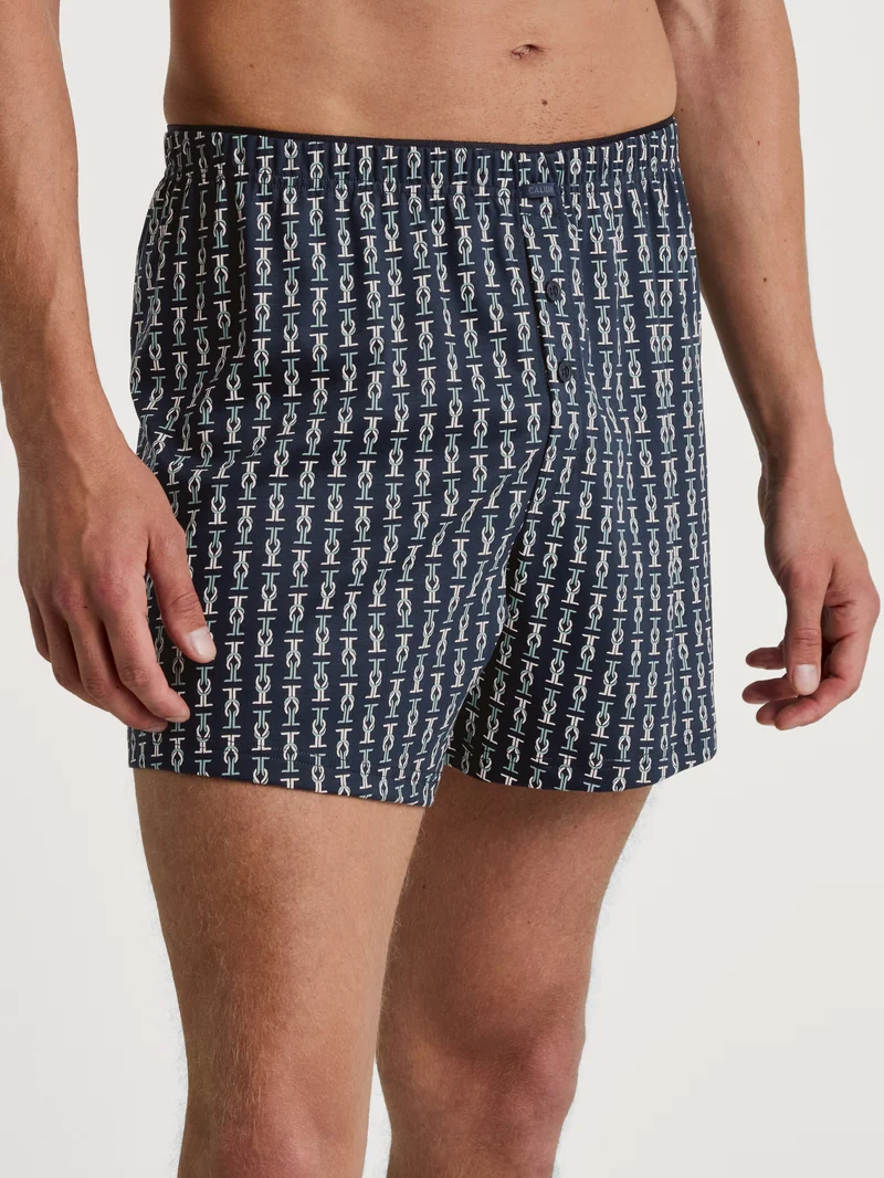 HERREN Boxer Short, blue lily