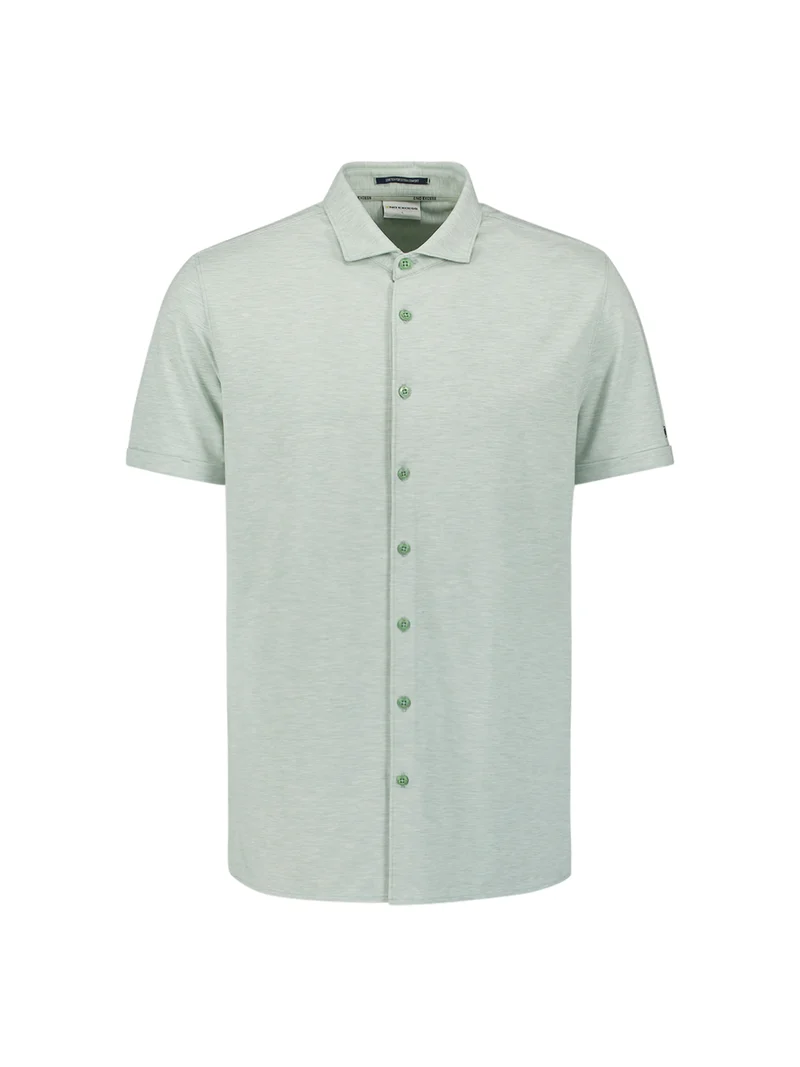Shirt Short Sleeve Melange Jersey