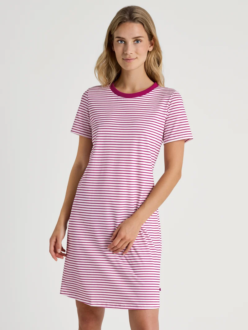 DAMEN Sleepshirt, orchid flower