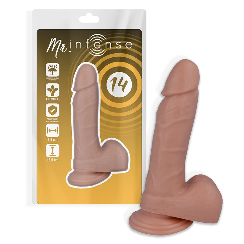 MR INTENSE - 14 REALISTISCHER PENIS 18.5 CM -O- 3.8 CM