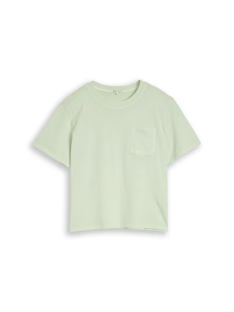 Boxy Fit T-Shirt mit Brusttasche