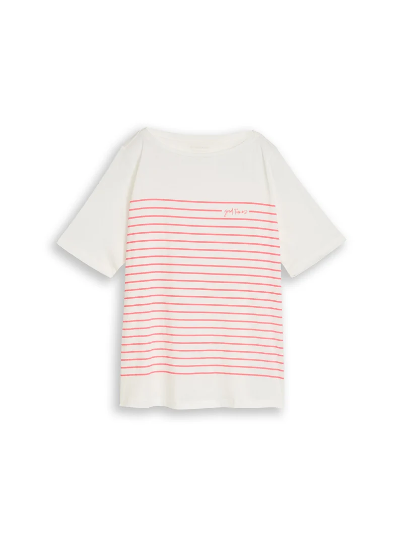 Plus Size - T-Shirt mit Streifenmuster