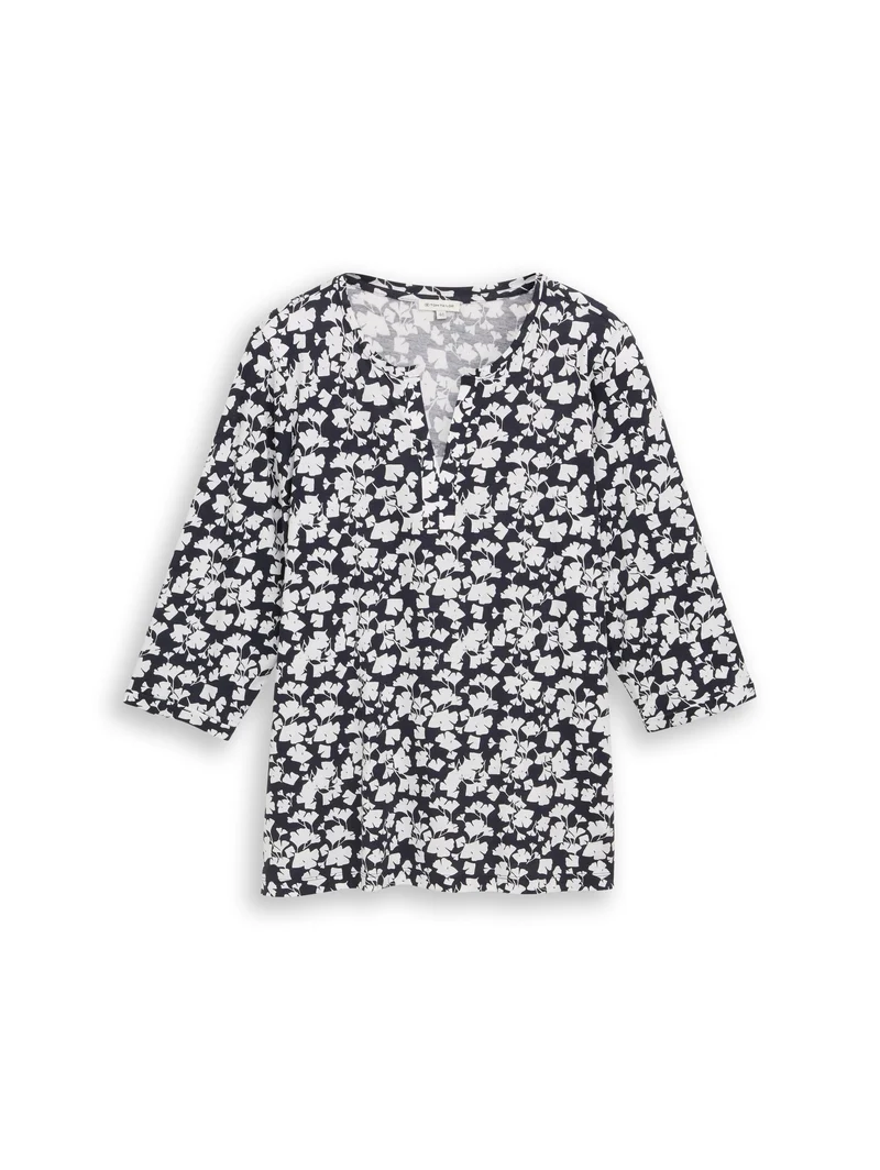 Plus Size - Langarmshirt mit Muster