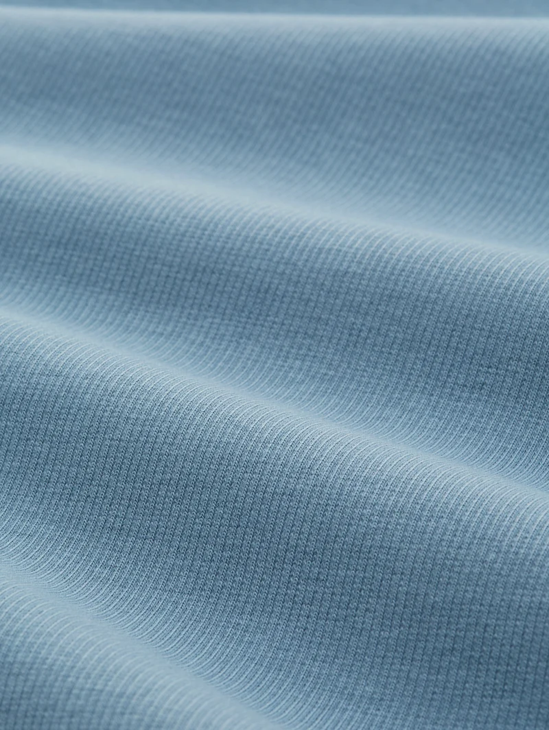 Slim Fit T-Shirt mit Rippstruktur