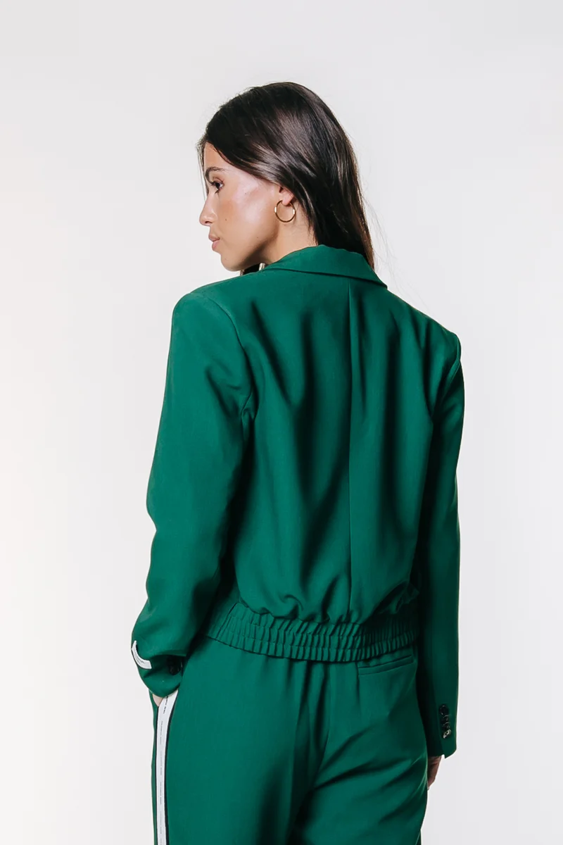 Zoe Gathered Bottom Blazer