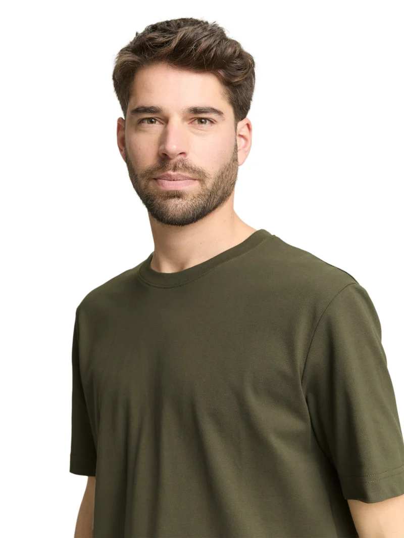 Piqué T-Shirt mit Stretch