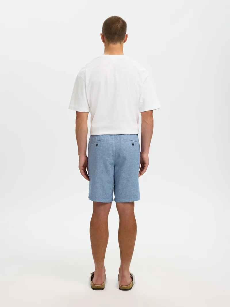 SLMREGULAR-BRODY LINEN BLD SHORTS NOOS
