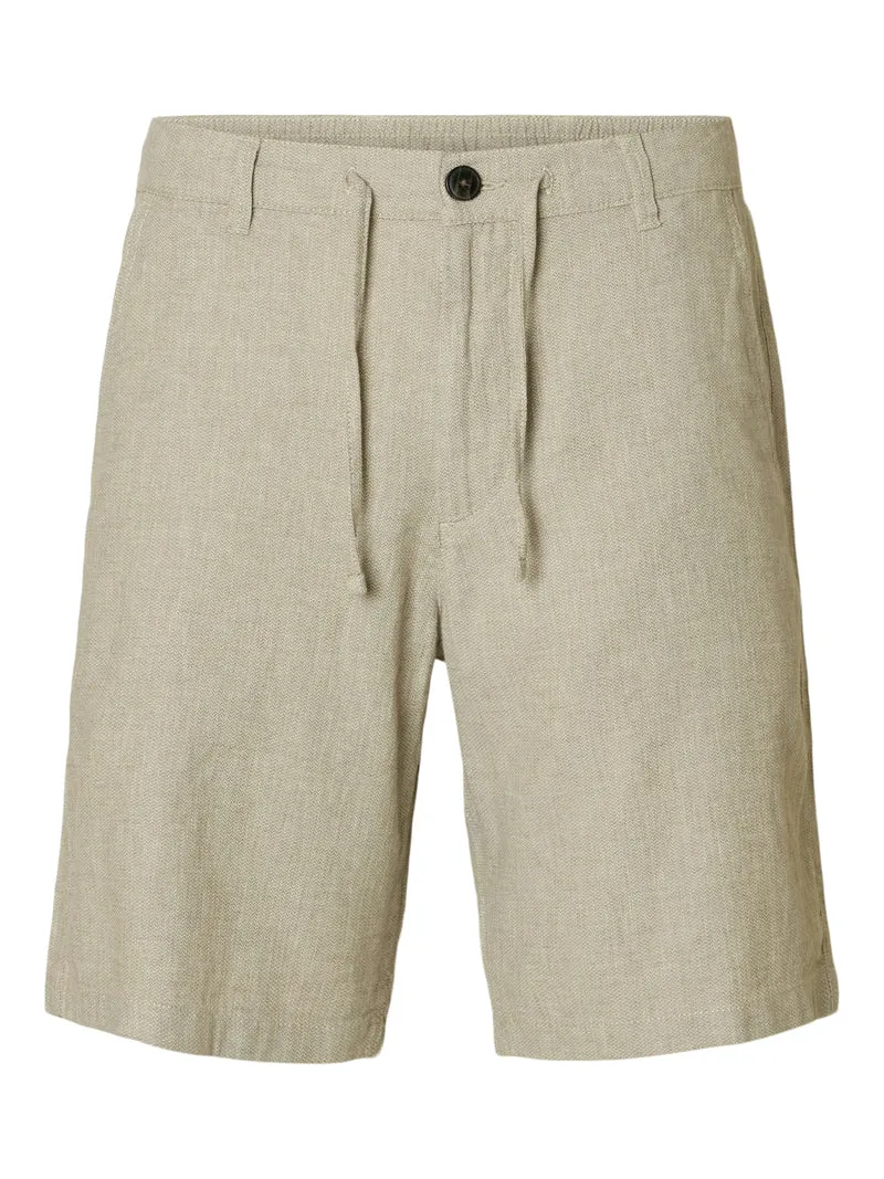 SLMREGULAR-BRODY LINEN BLD SHORTS NOOS