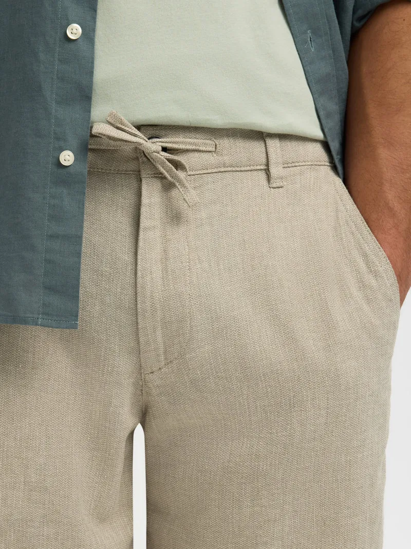 SLMREGULAR-BRODY LINEN BLD SHORTS NOOS