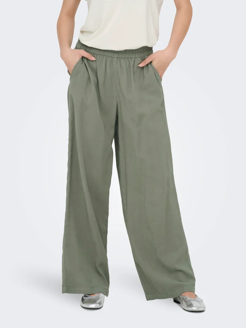 ONLARIS LIFE HW PULL-UP PANT WVN NOOS