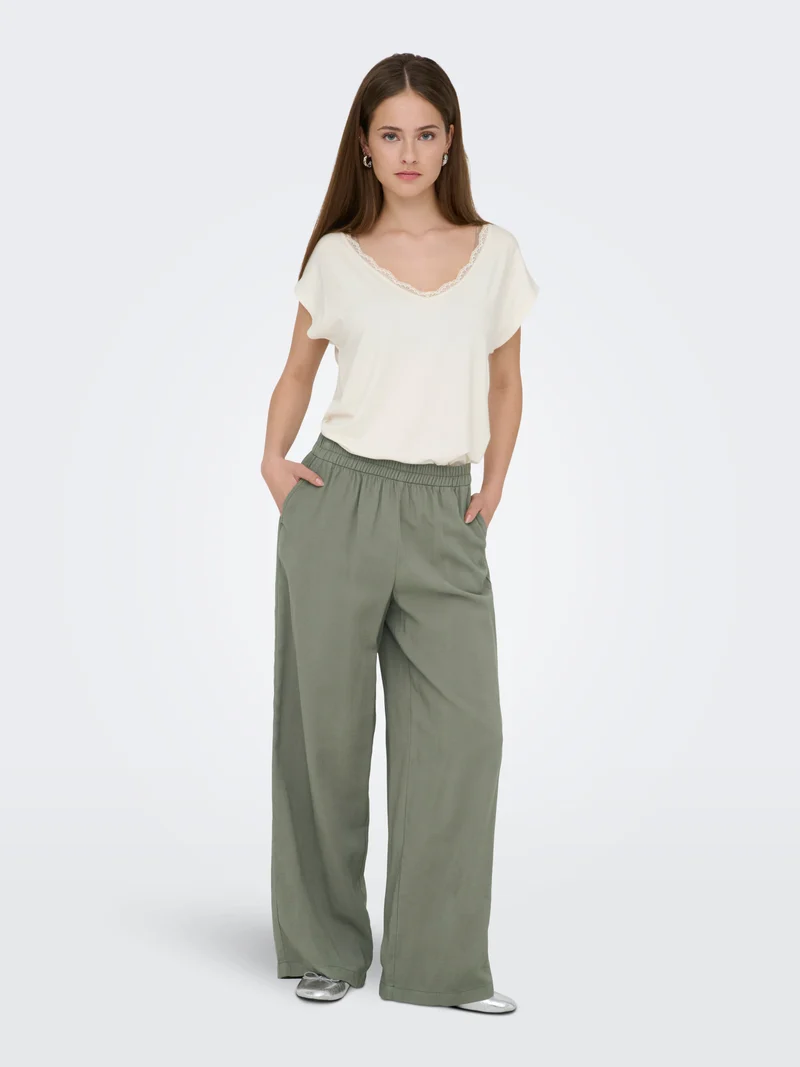 ONLARIS LIFE HW PULL-UP PANT WVN NOOS