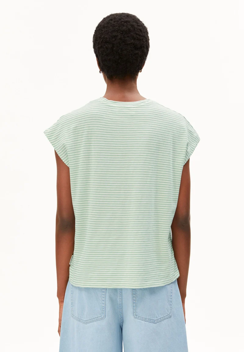 SLUB JERSEY STRIPE T-SHIRT