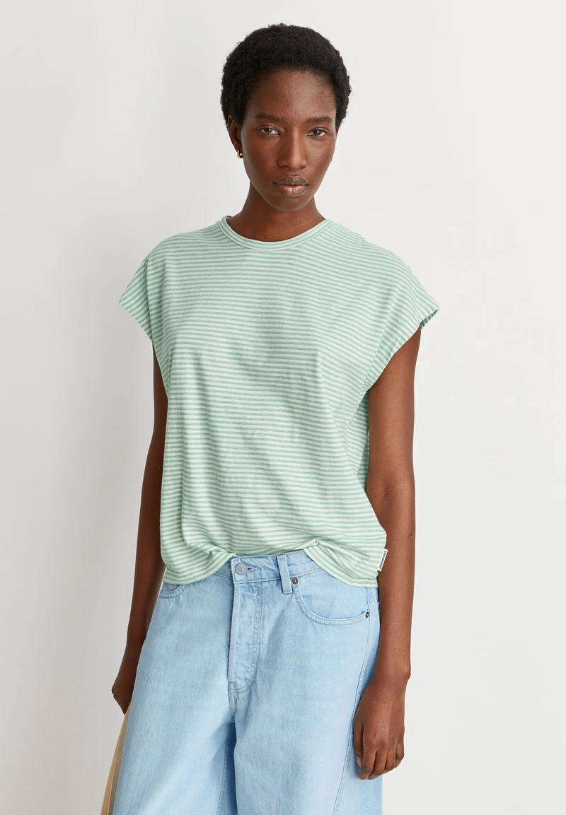 SLUB JERSEY STRIPE T-SHIRT
