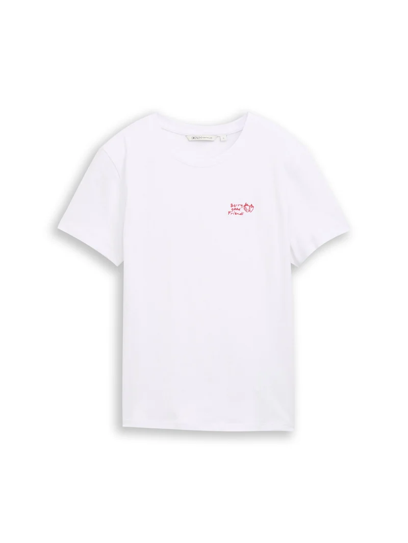 T-Shirt mit Stickerei
