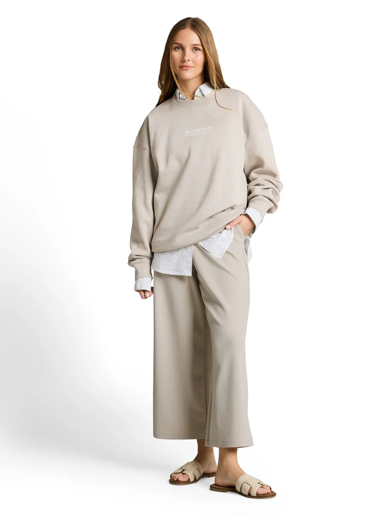 High Waist Culotte Hose