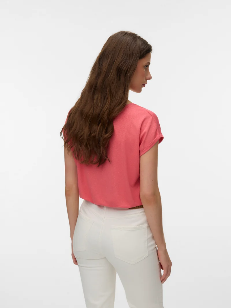 VMLAVA GLITTER SS TOP STRIPE LX JRS NOOS