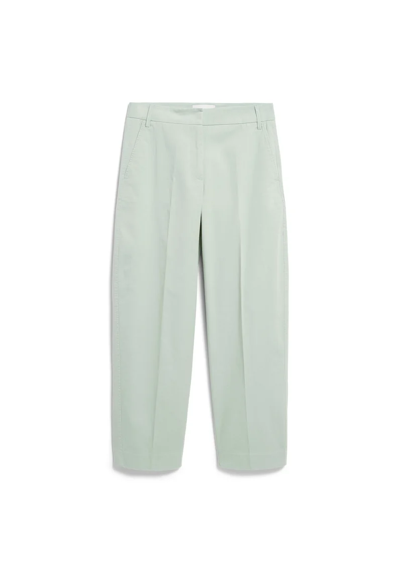 BARREL LEG TWILL PANT