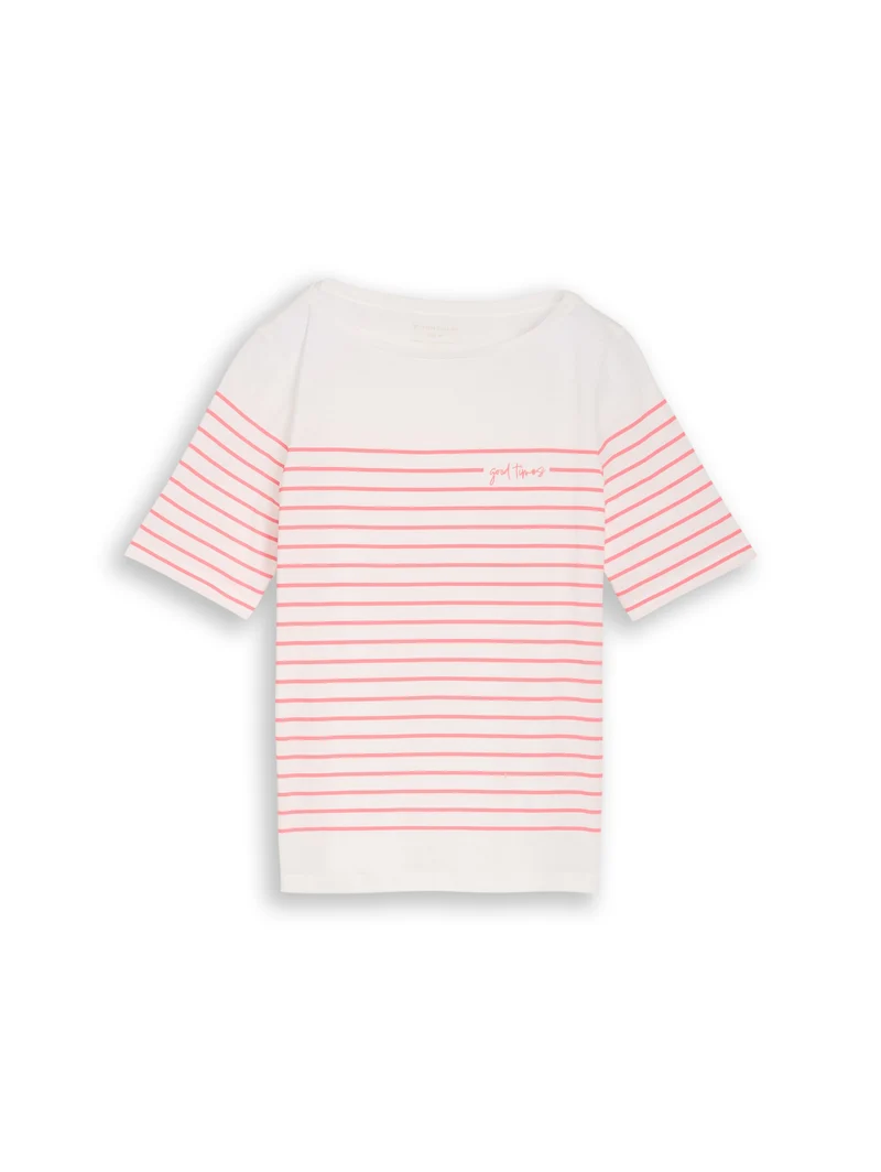 T-Shirt mit Streifenmuster
