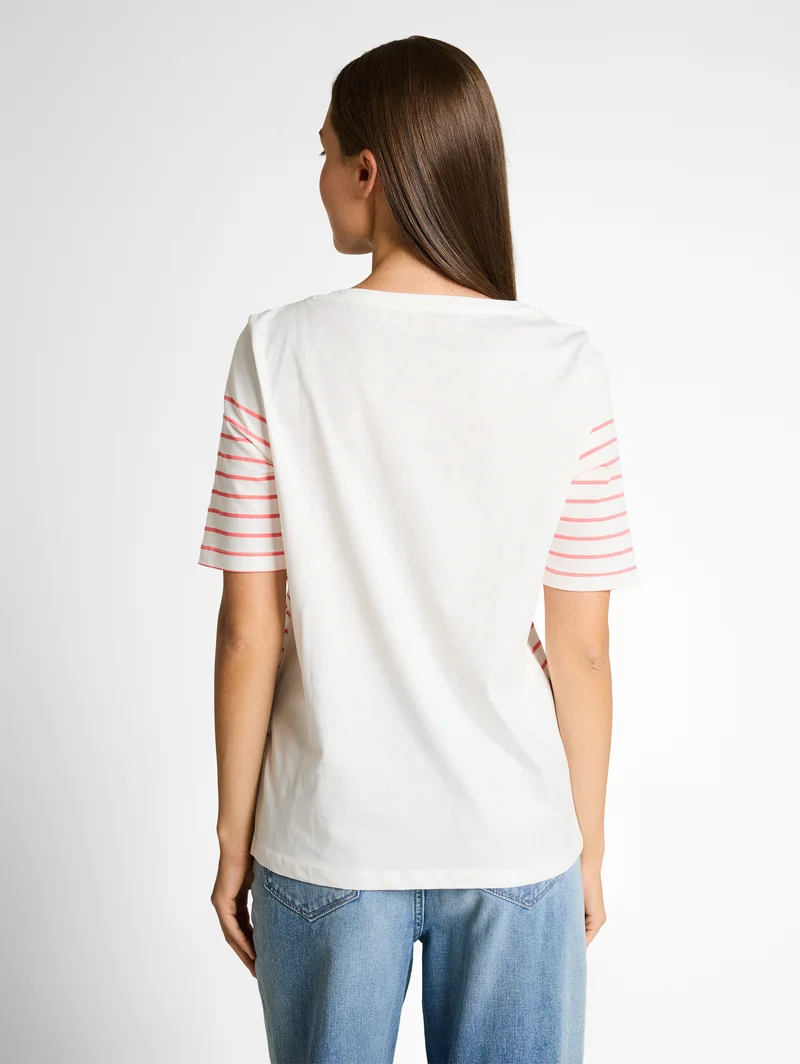 T-Shirt mit Streifenmuster