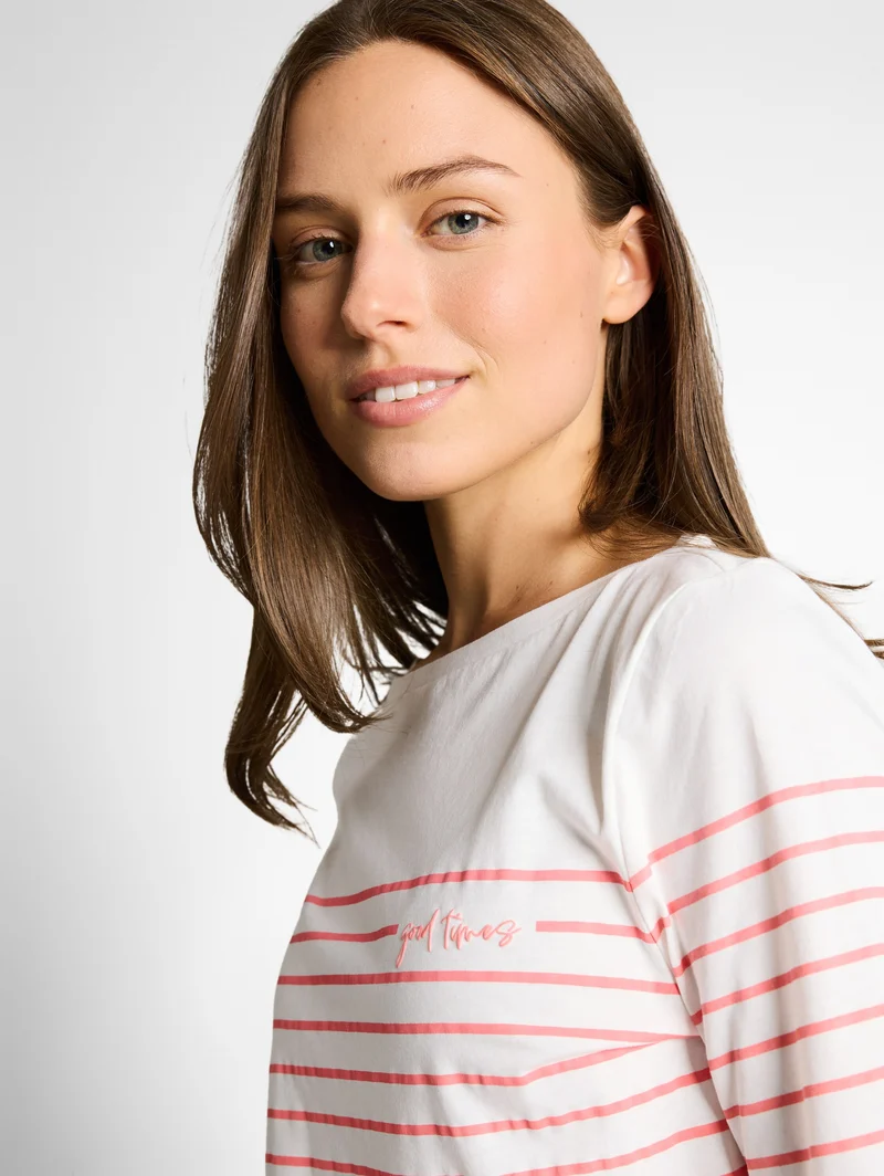 T-Shirt mit Streifenmuster