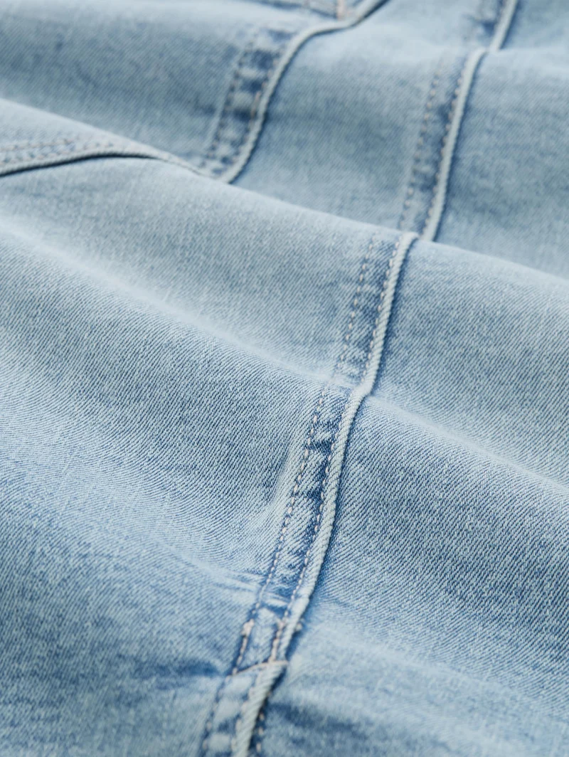 Jeansrock mit Kordelzug