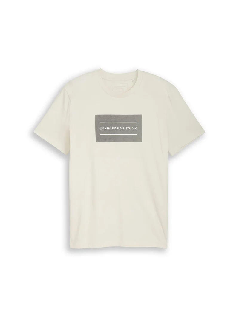Basic T-Shirt mit Logo-Print