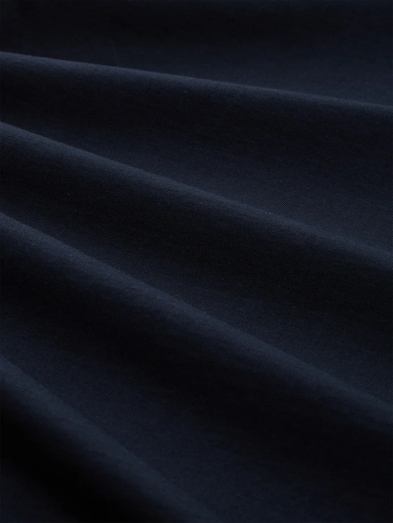 Basic T-Shirt mit Logo-Print