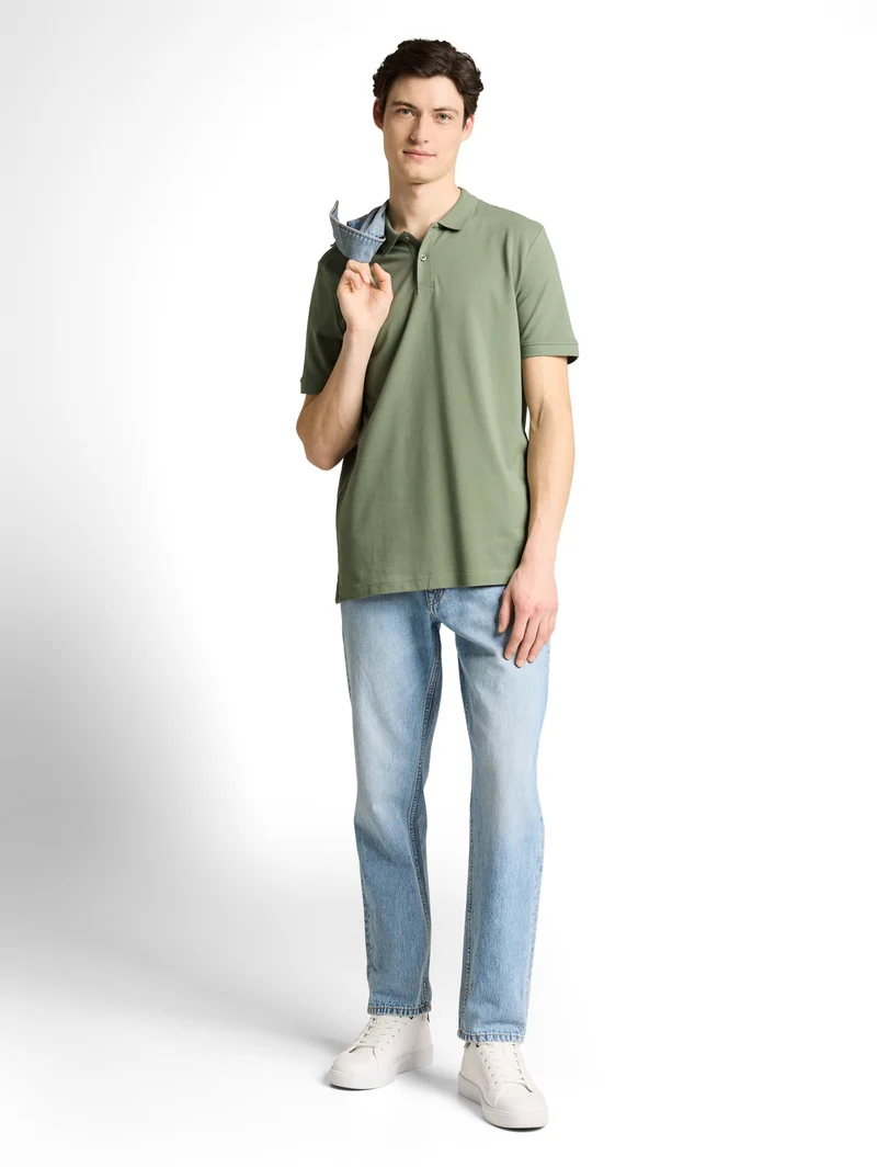 Piqué Poloshirt aus Baumwolle