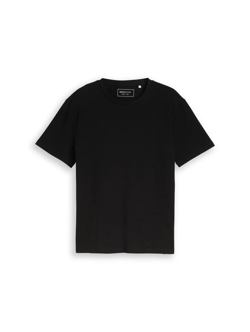 T-Shirt mit Waffelstruktur