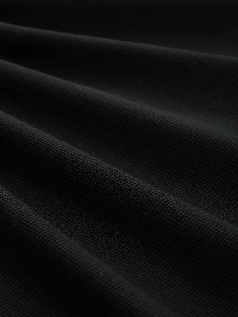 T-Shirt mit Waffelstruktur