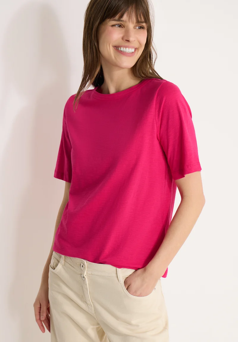 Kurzarm T-Shirt aus reiner Baumwolle