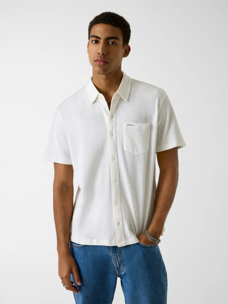 GJ REG FIT SLUB PIQUE SS SHIRT