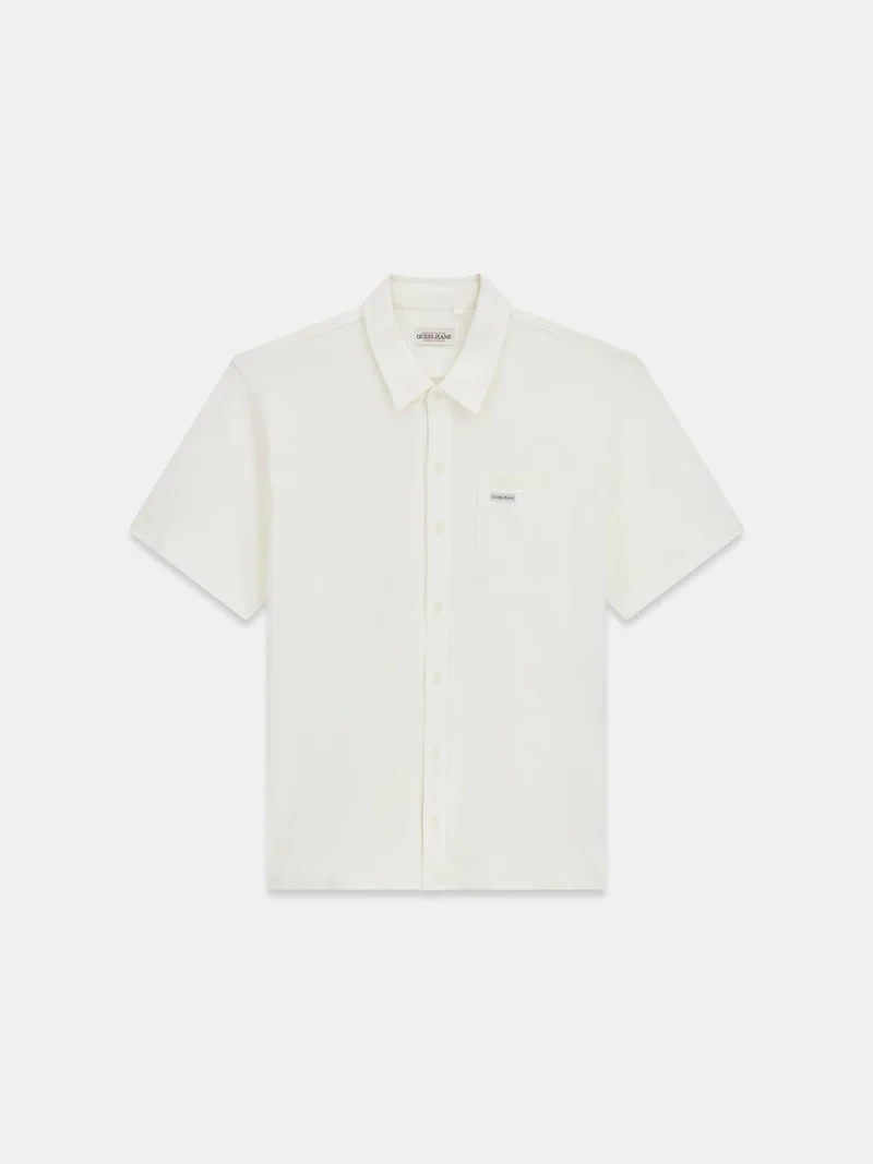 GJ REG FIT SLUB PIQUE SS SHIRT