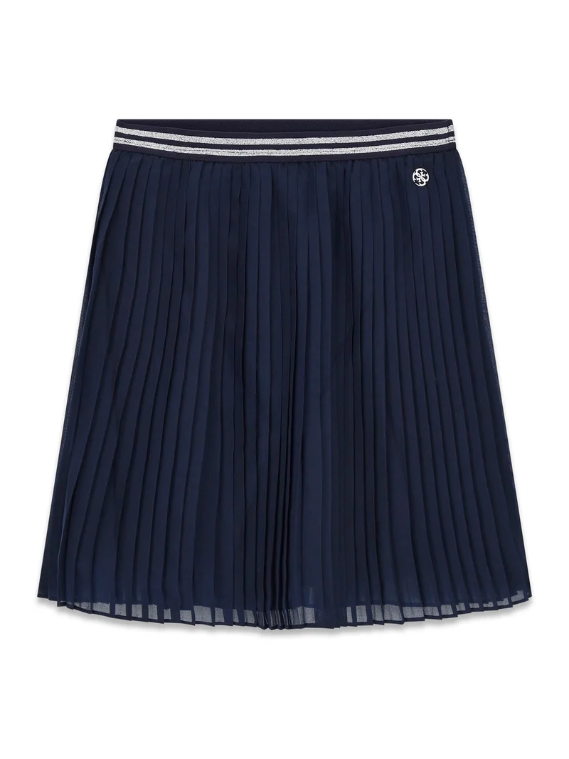 CHIFFON PLEATED SKIRT