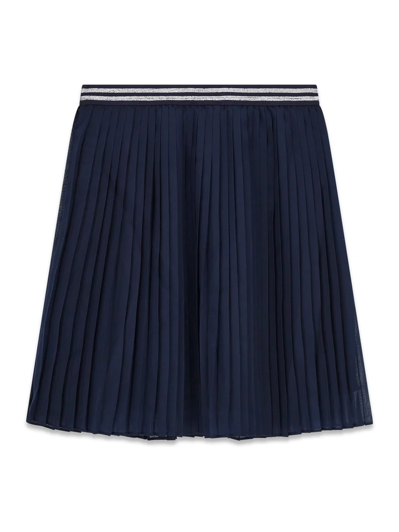 CHIFFON PLEATED SKIRT