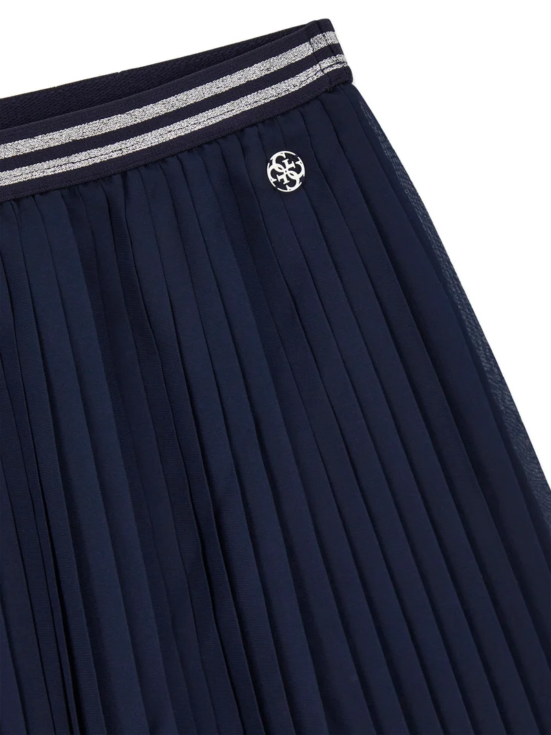 CHIFFON PLEATED SKIRT