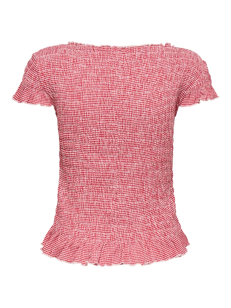 ONLCELLE CAP SMOCK BOATNECK TOP JRS