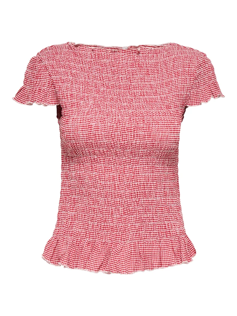 ONLCELLE CAP SMOCK BOATNECK TOP JRS